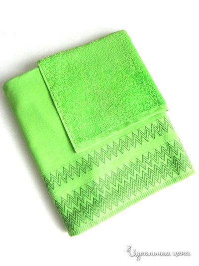 Полотенце, 100х150 Rimako, цвет зеленый