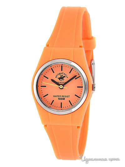 Часы Beverly Hills Polo Club, цвет Оранжевый,Хром
