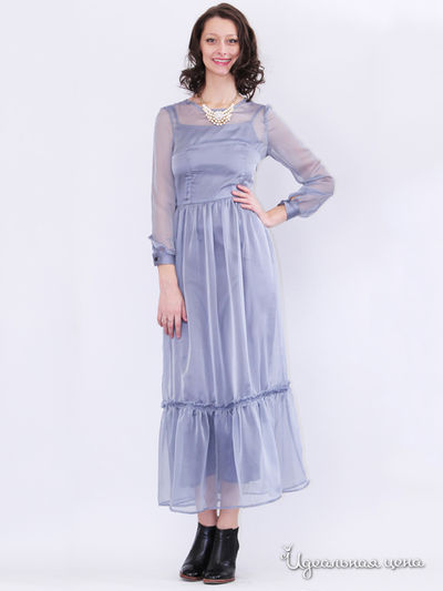 Платье Nastya Sergeeva by May Be, цвет серое
