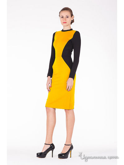 Платье Tasha Martens, цвет желтый, черный