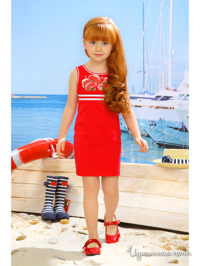 Платье Маленькая Леди, цвет красный