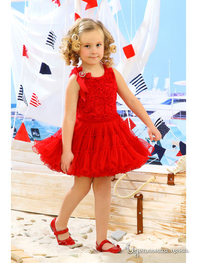 Платье Маленькая Леди, цвет красный