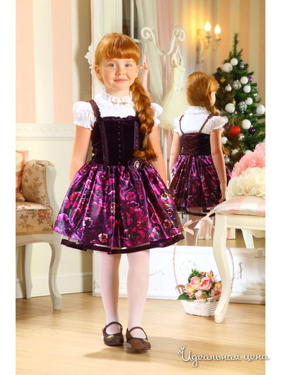 Платье Маленькая Леди, цвет фиолетовый