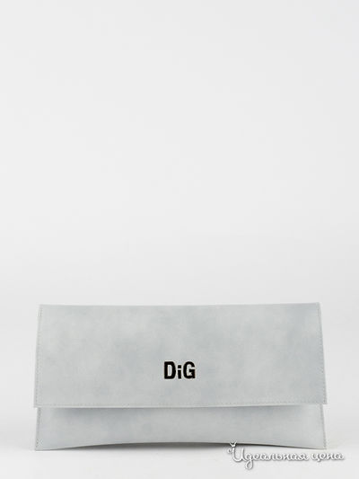 Клатч Di Gregorio, цвет серый