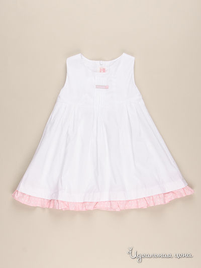 Платье Parvast, цвет белый, розовый