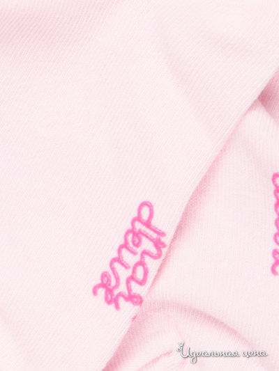 Носки, 2 шт Deux par deux для девочки, цвет розовый, белый