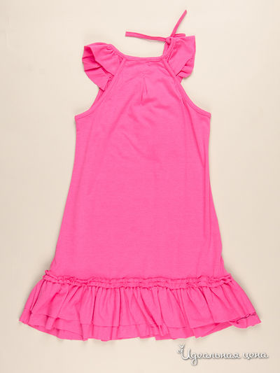 Платье Deux par deux для девочки, цвет розовый