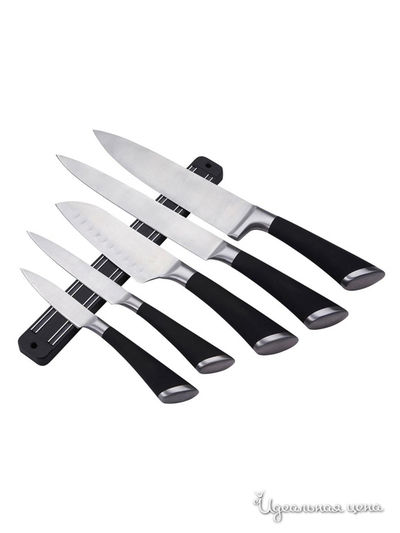 Набор ножей 6 предметов Wellberg, цвет металл