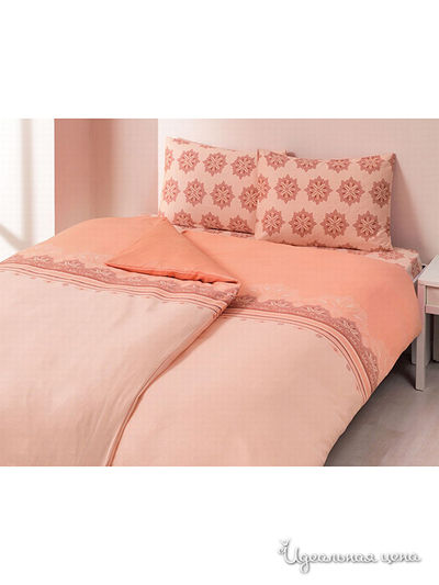 Комплект постельного белья двуспальный TAC, цвет оранжевый