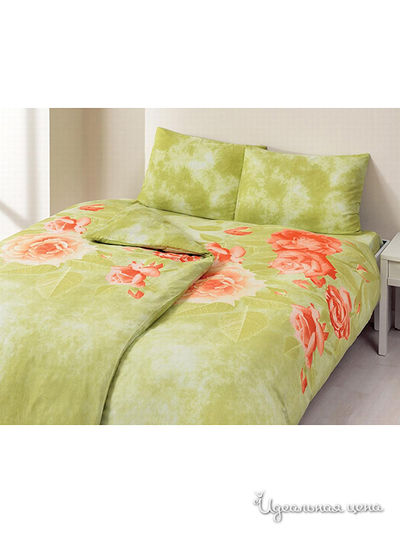 Комплект постельного белья двуспальный TAC, цвет зеленый