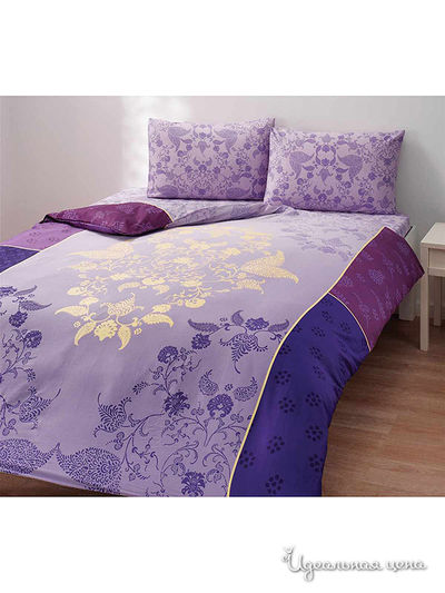 Комплект постельного белья двуспальный TAC, цвет фиолетовый