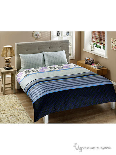 Комплект постельного белья 1,5-спальный TAC, цвет голубой
