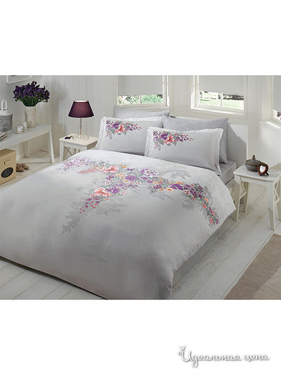 Комплект постельного белья 1,5-спальный TAC, цвет серый