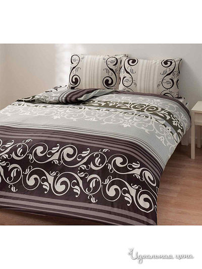 Комплект постельного белья семейный TAC, цвет серый