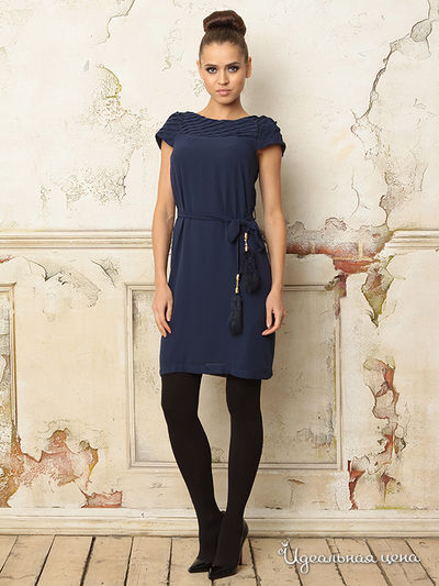 Платье Waggon Paris, цвет темно-синий