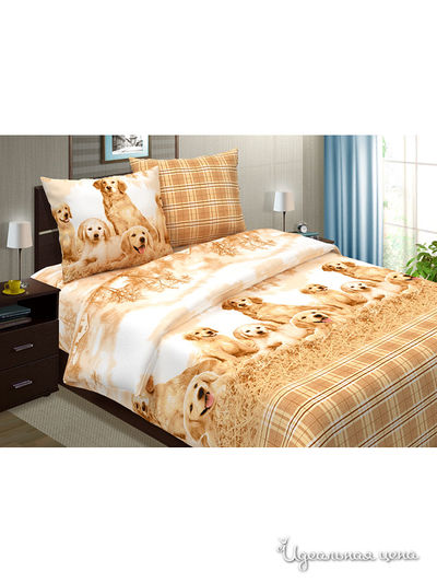 Комплект постельного белья 2-х спальный Традиция Текстиля, цвет бежевый
