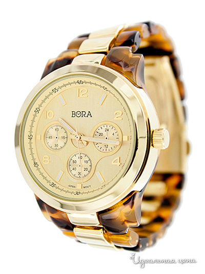 Часы наручные Bora, цвет Gold/Tortoise