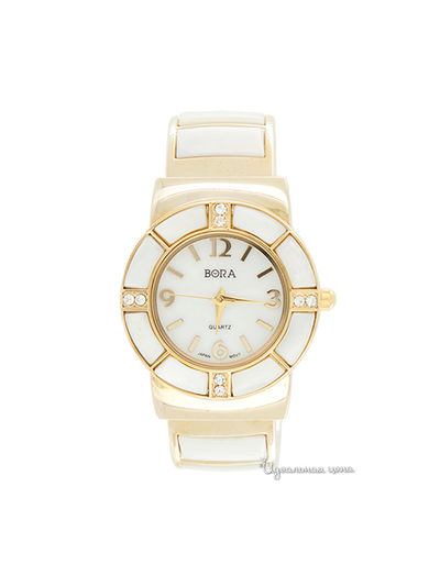 Часы наручные Bora, цвет Gold/White