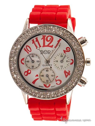 Часы наручные Bora, цвет красные
