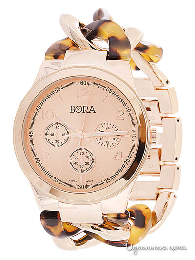 Часы наручные Bora, цвет rg.tortoise
