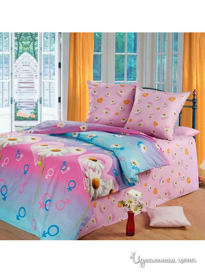Комплект постельного белья семейный Любимый дом, цвет мультиколор