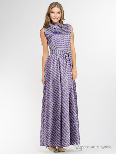 Платье Анна Чапман, цвет фиолетовое