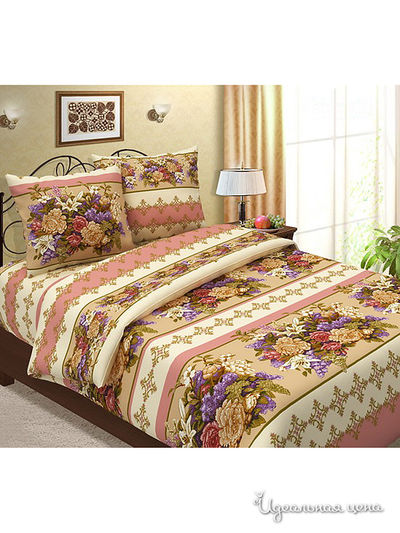 Комплект постельного белья  1,5-спальный Леда, цвет мультиколор