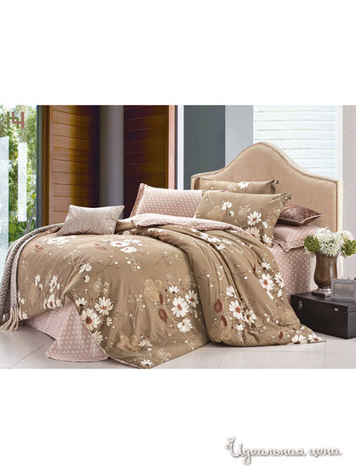 Комплект постельного белья Евро Amore Mio, цвет мультиколор