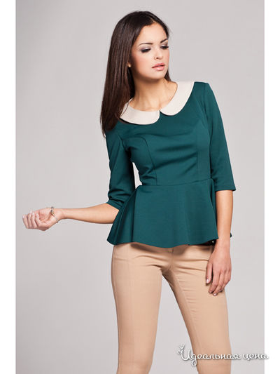Блуза Figl, цвет зеленый