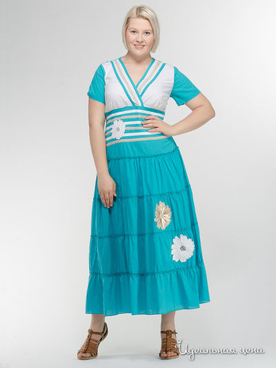 Платье New Lait, цвет бирюзовый