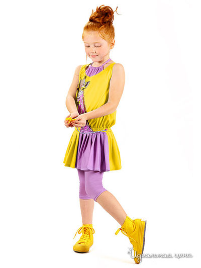 Платье Маленькая Леди, цвет желтый