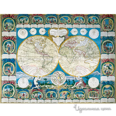 Как выглядит историческая карта Пазл Ravensburger "Карта", 2000 элементов со скидкой 50% в интернет-магазине Ide